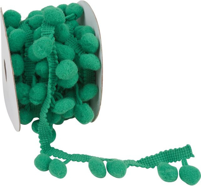 VBS Pompon Borte aus Polyester in Grün - Bild 1