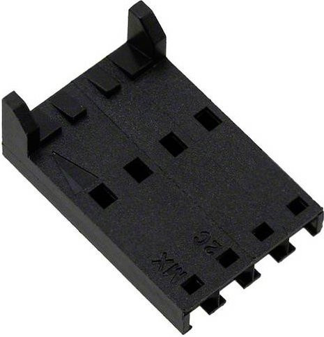 Molex Buchsengehäuse-Kabel Schwarz mit 4 Polen - Bild 1