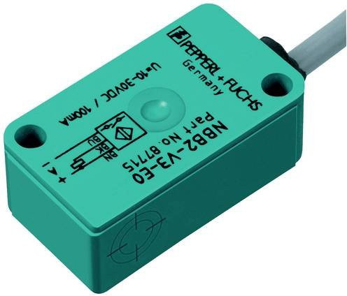 Pepperl+Fuchs Induktiver Sensor NBB2-V3-E2-0,2M-V3 104186 PNP bündig montierbar in Grün - Bild 1