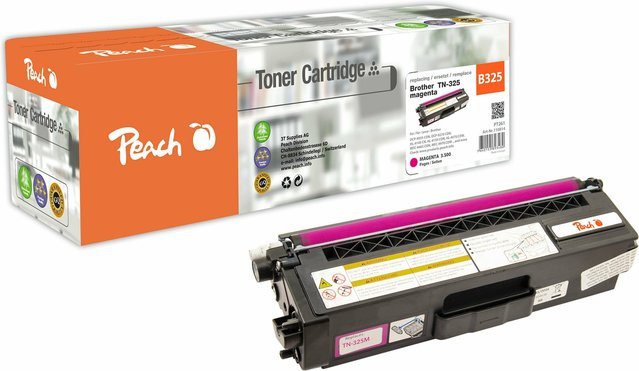 Peach B325m Toner Cartridge für Brother TN-325m, Multicolor, wiederaufbereitet, kompatibel mit Brother DCP-9055 CDN, Brother DCP-9270 CDN, Brother HL-4100 und Brother HL-4140 CN - Bild 1