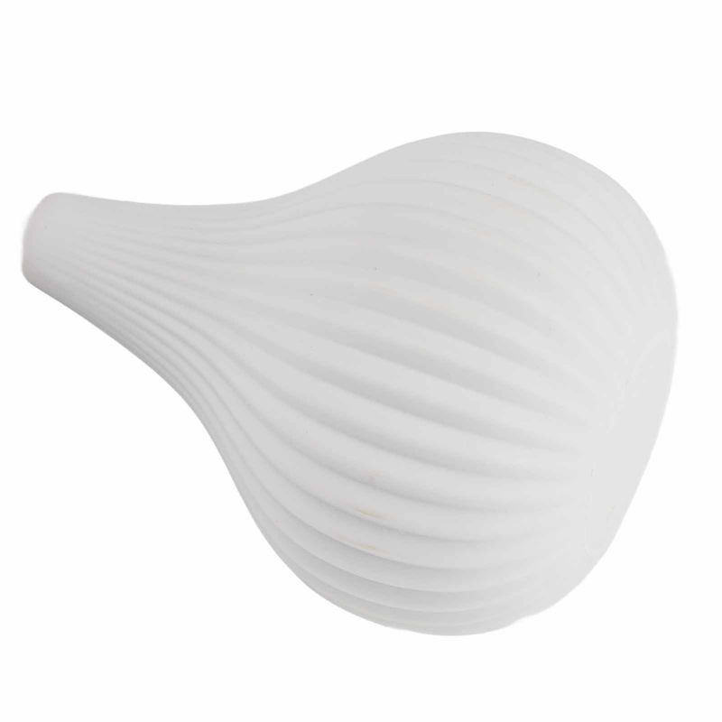 Moderne Keramik Vase von DIYelecs in Weiß für Schnittblumen und Tischdekoration - Bild 1