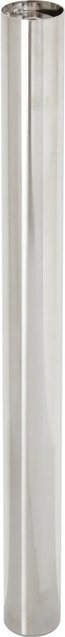 Wagner Möbelbein Telescope Edelstahl-Optik Silber, Höhe: 60 cm - 90 cm, Durchmesser: 5 cm, höhenverstellbar - Bild 1