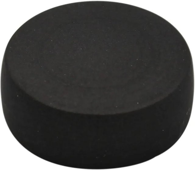 Mydeco Gardinenstange-Endstück Cap-Noble aus Metall in Eisen-brush Optik, Durchmesser: 2 cm - Bild 1