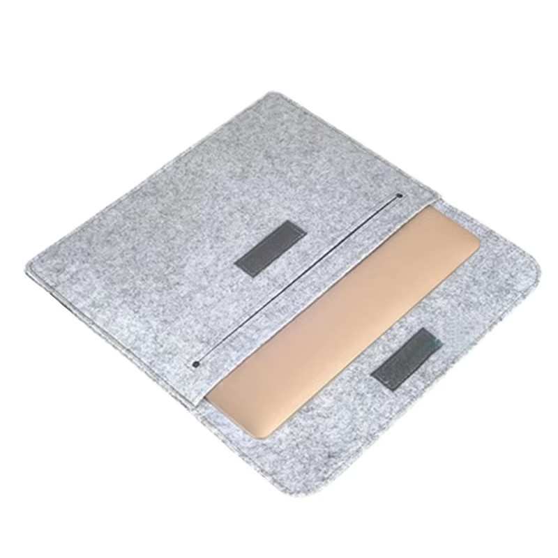 ZNOVAY Filz-Innentasche in Grau für MacBook, Laptop und Tablet von 11 bis 16 Zoll - Bild 3