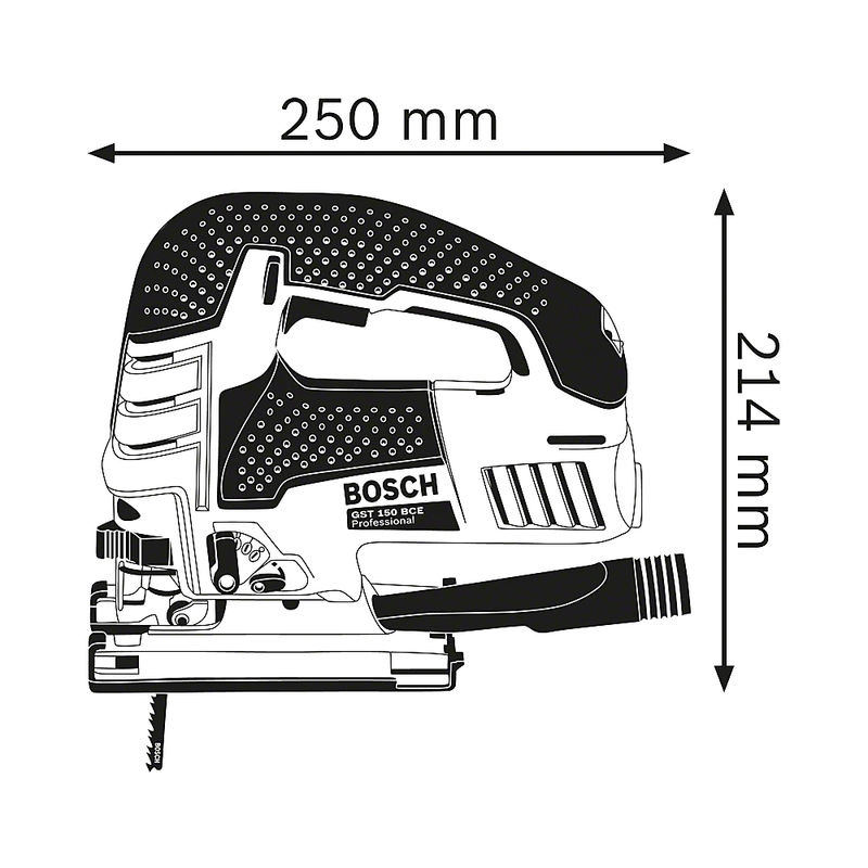 Bosch Professional Pendelhubstichsäge GST 150 BCE mit 780 W und L-BOXX - Bild 4