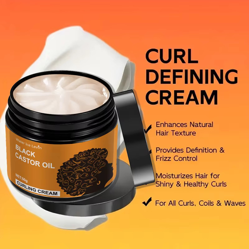 Water Ice Levin Lockencreme mit Rizinusöl, Unisex, für lockiges Haar - Bild 5