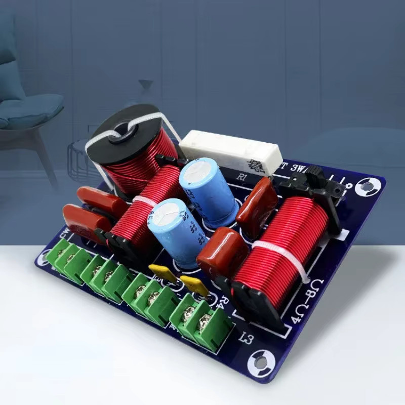 3-Wege Frequenzweiche 250W für DIY Lautsprecher mit 850Hz/5200Hz Hifi Stereo Audio Crossover in Multicolour - Bild 2
