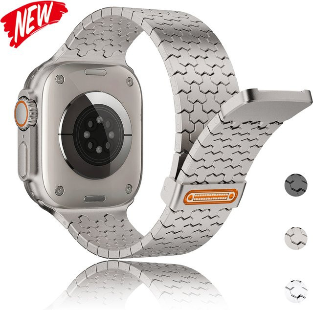FancyWrist Uhrenarmband Edelstahl, Silber, Unisex - Bild 1