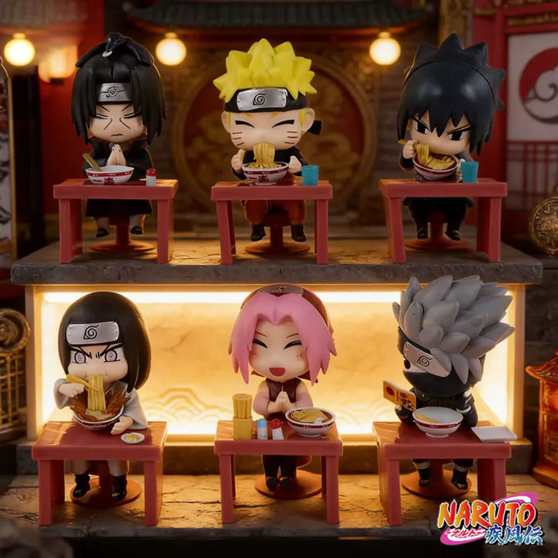 Bandai Naruto Shippuden Ramen-Themen Blindbox Figuren mehrfarbig aus Kunststoff - Bild 4