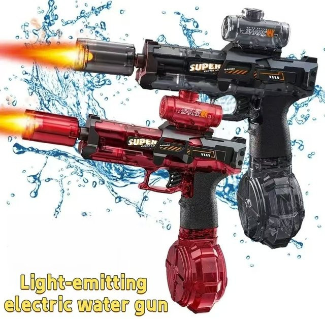 Potdemiel Elektro-Wasserpistole, mit Licht- und Flammeneffekt - Bild 1