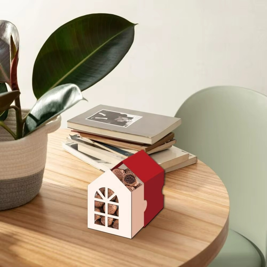 3D Haus Schablone aus Carbonstahl für Scrapbooking und Prägung - Bild 2