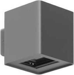 Brumberg LED-Wandleuchte in Grau (Strukturgraphit) aus Aluminium und Glas mit IP54 Schutzart - Bild 1