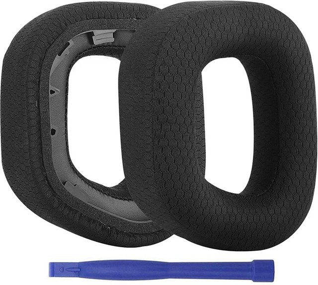 Corsair Ersatz-Ohrpolster aus Schaumstoff und Proteinleder in Schwarz für HS80 RGB Gaming-Headsets - Bild 1