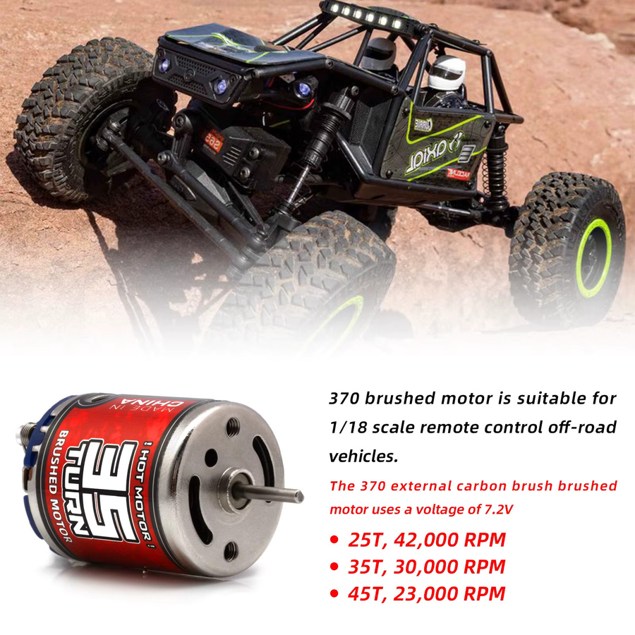 RCXAZ Externer Bürstenmotor, für 1/16 1/18 1/24 RC Auto/Schiff Crawler - Bild 4