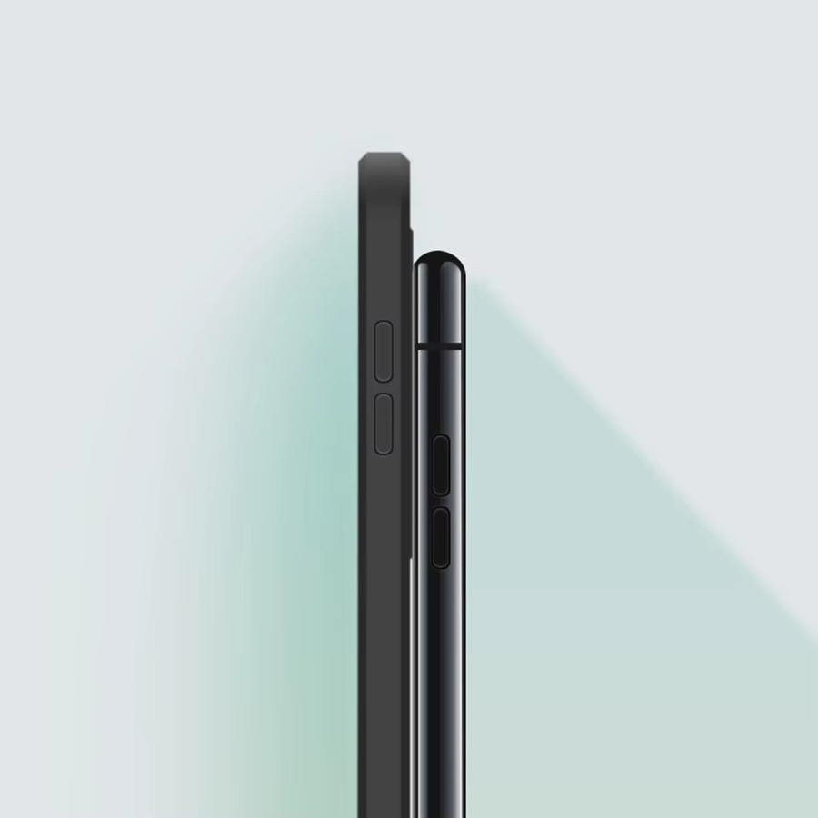 Stoßfeste quadratische Flüssigsilikonhülle für Xiaomi Redmi 10A 10C 9C NFC in Grün - Bild 2