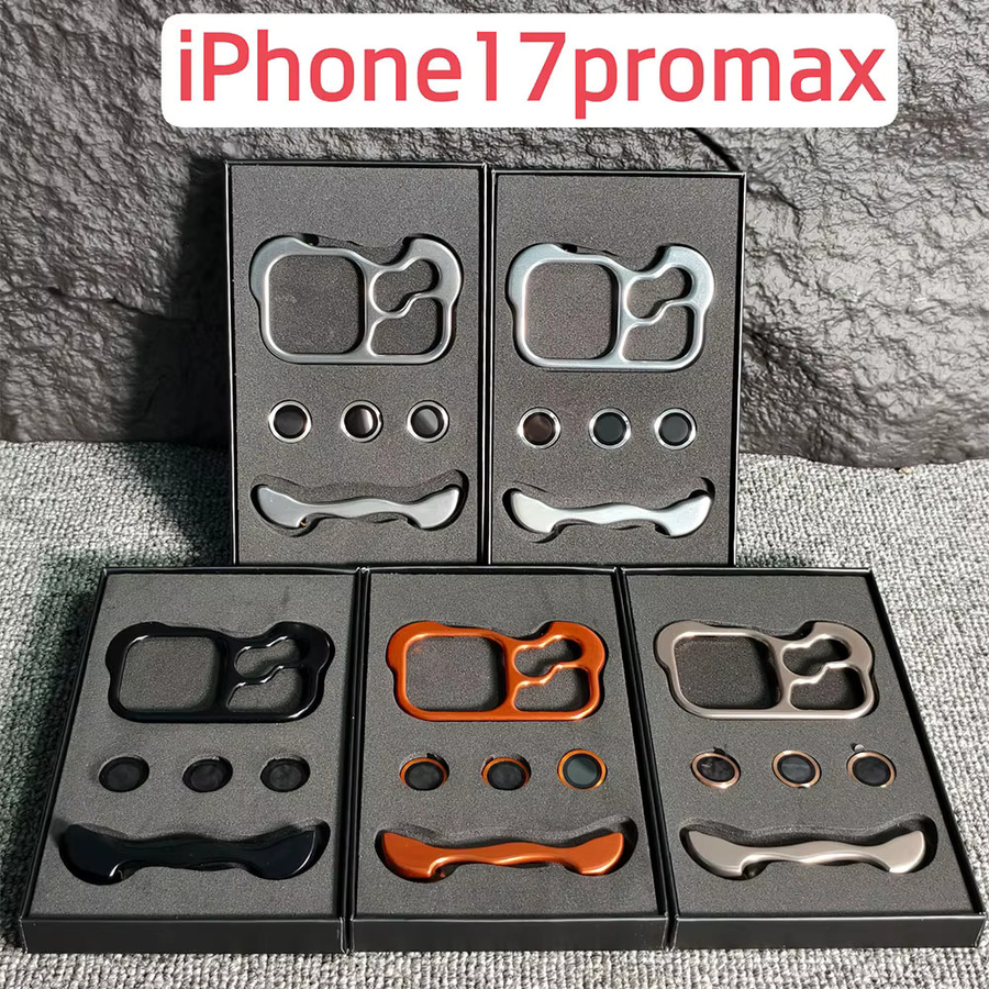 Stoßfeste Metall-Bumper-Handyhülle aus Aluminium für Apple iPhone mit Linsenschutzfolie in Silber - Bild 4