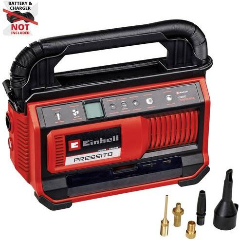 Einhell Power X-Change Hybrid-Kompressor Pressito 18/25 in Schwarz und Rot - Bild 7