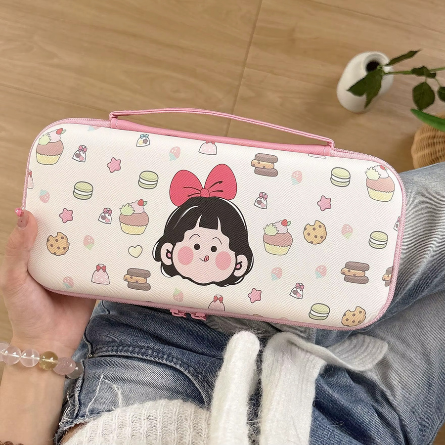 Nintendo Switch 2 Aufbewahrungstasche aus Leder PU im Cartoon-Design - Bild 4