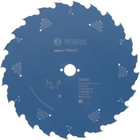 Bosch Kreissägeblatt Expert for Wood Carbide Tipped Blau Durchmesser: 350 mm, Bohrung: 30 mm, Dicke: 3,5 mm, 24 Zähne - Bild 1