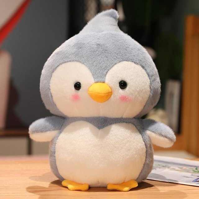 Linyi toy Pinguin Plüschtier, hellblau, 25cm - Bild 1