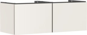 Hansgrohe Waschtischunterschrank Xilesa E mit 2 Schubladen, sandbeige matt, Breite: 137,5 cm, Tiefe: 55 cm - Bild 1