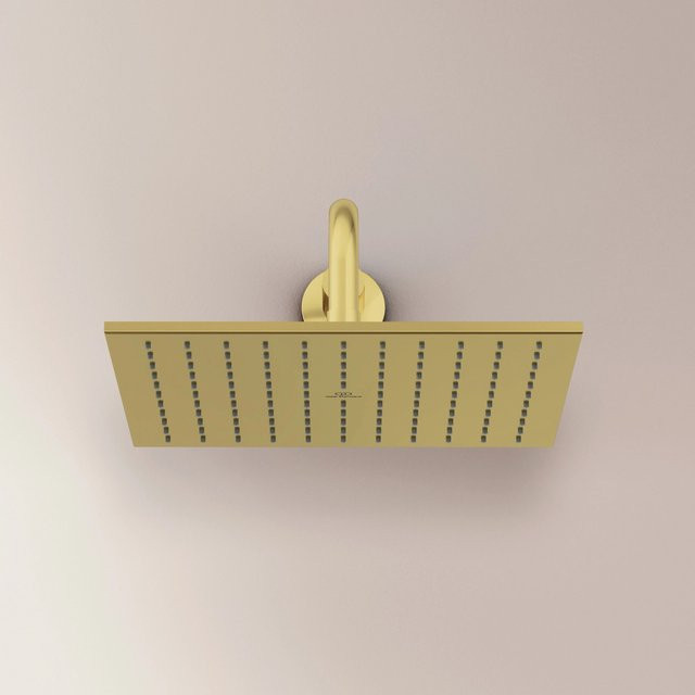 Ideal Standard Kopfbrause Idealrain Atelier Eckig in Brushed Gold, B/B: 300 x 300 mm - Bild 1