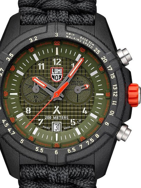 Luminox Chronograph, Quarz, Karbon, 45 mm, Textil/NATO, Herren - Bild 1