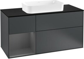 V&B Waschtischunterschrank Finion in Lackoptik, Breite: 120 cm, Tiefe: 50,1 cm, Höhe: 50,1 cm - Bild 1