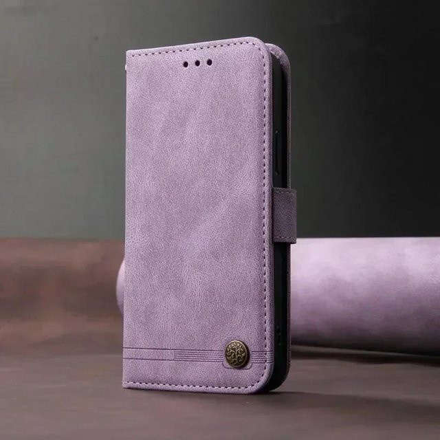 Leder Klapphülle für Xiaomi 17T Pro 5G und Xiaomi 17T als Geldbörse Buchhülle mit 360 Grad Schutz und Handyhalter in Violett - Bild 1
