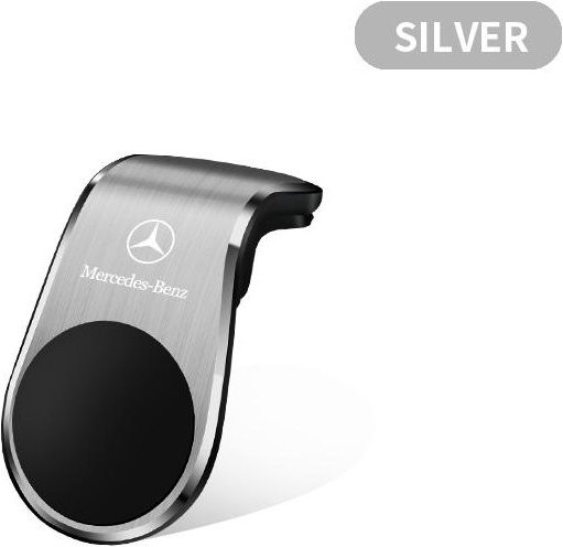 Magnetischer L-förmiger GPS-Handyhalter für Mercedes-Benz in Silber - Bild 1