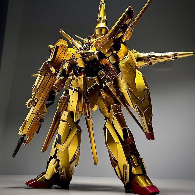 Bandai MG 1/100 ZGMF-X13A Providence Gold Version, Modellbausatz, Actionfiguren mit Aufklebern - Bild 1