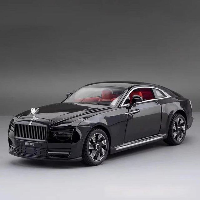Linyi toy car Rolls Royce Spectre Modellauto, 1:24, Metall, mit Licht und Sound, ab 14 Jahren - Bild 1