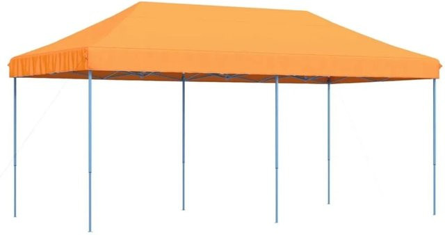 vidaXL Partyzelt Pop-Up Faltbar Orange B/T/H: 580 x 292 x 315 cm - Bild 1