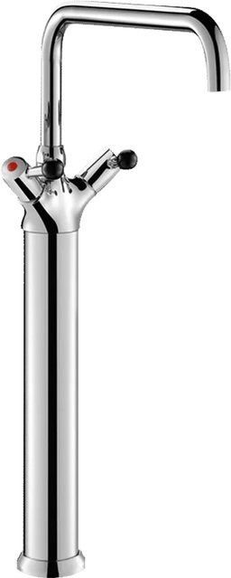 Delabie Standmischbatterie für die Küche mit Schwenkauslauf, Chrom, H 65,0 cm, B 30,0 cm, T 30,0 cm - Bild 1