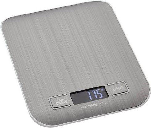 TFA Dostmann AMARETTI Digitale Küchenwaage Silber B/T/H: 14,0 x 18,0 x 2,0 cm