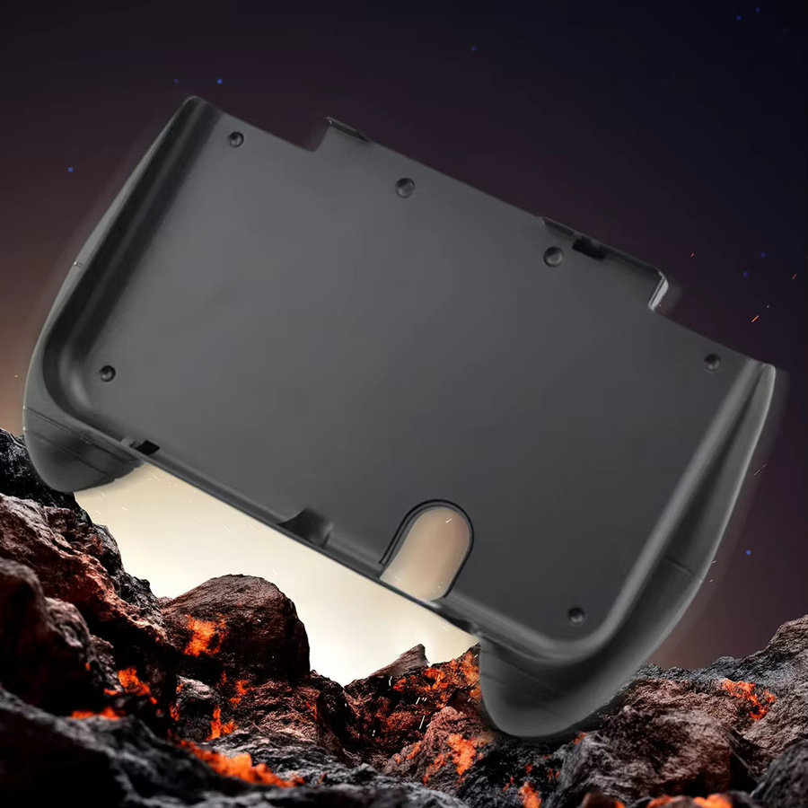 Handgriff-Griffständer mit Kick-Stand-Controller-Griffgehäuse für das Nintendo 3DS XL LL in Schwarz - Bild 3