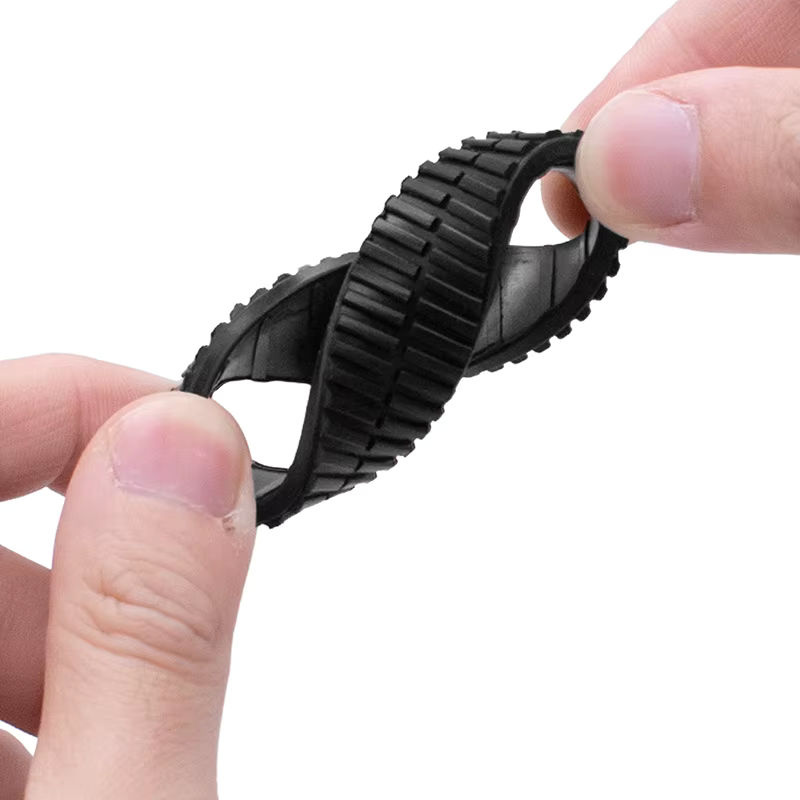 Rutschfeste Rollenreifen in Schwarz für iRobot Braava 380 380T 320 321 345 6050 385 375 375T Mint Plus 4200 4205 5200 Saugroboter - Bild 4