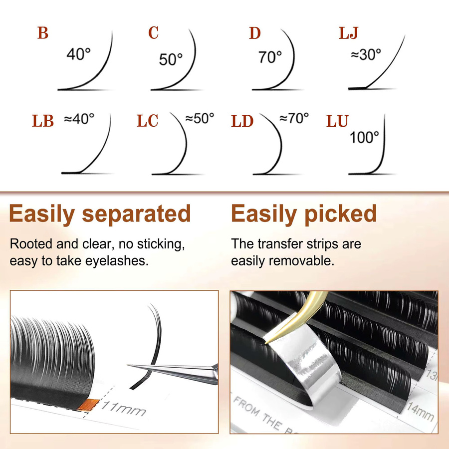 CoMango Camellia Lash Wimpernverlängerungen, Einzelwimpern - Bild 5