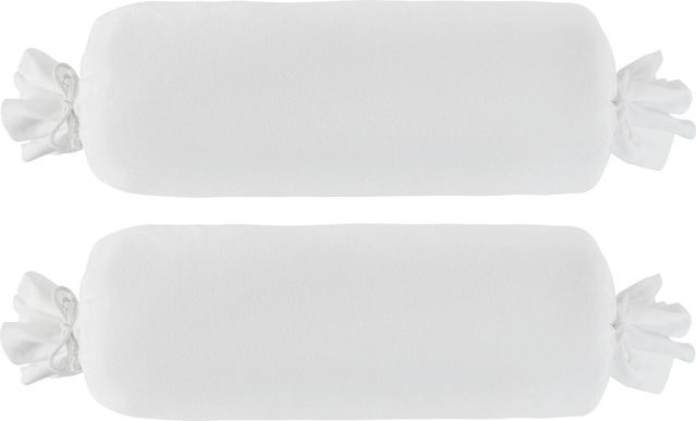 Modern Living Kissenhüllen Basic Weiß aus Baumwolle, 2er-Set, Rechteckig - Bild 1