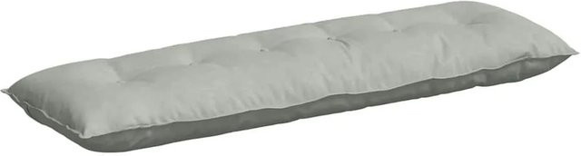 vidaXL Rückenkissen aus Cordstoff in Hellgrau, B: 160 cm, H: 50 cm - Bild 1