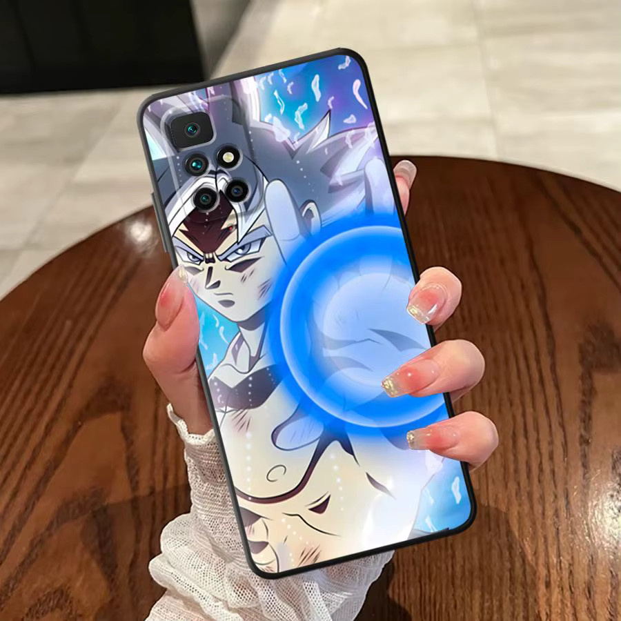 Schwarze weiche Handyhülle mit Dragon Ball Vegeta Anime Motiv für Xiaomi Redmi 10 14C A3 9 13C 12C A5 A1 A2 Plus K40 K80 Pro A4 - Bild 1