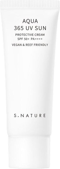 S.NATURE Aqua 365 UV Sonnenschutzcreme, LSF 50+, 40 ml, Empfindliche Haut - Bild 1
