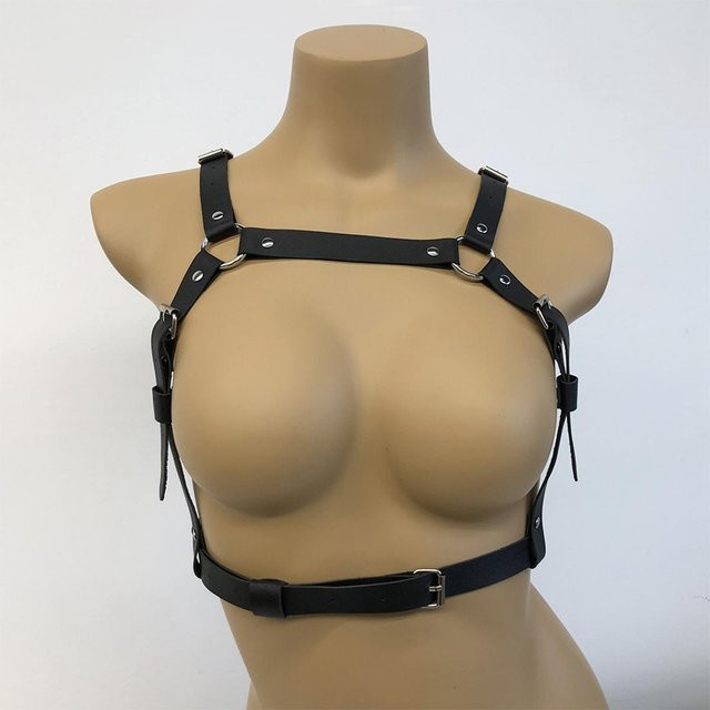 YIRAN Taillengürtel Lederriemen, Brustgurt, Damen, beige - Bild 1