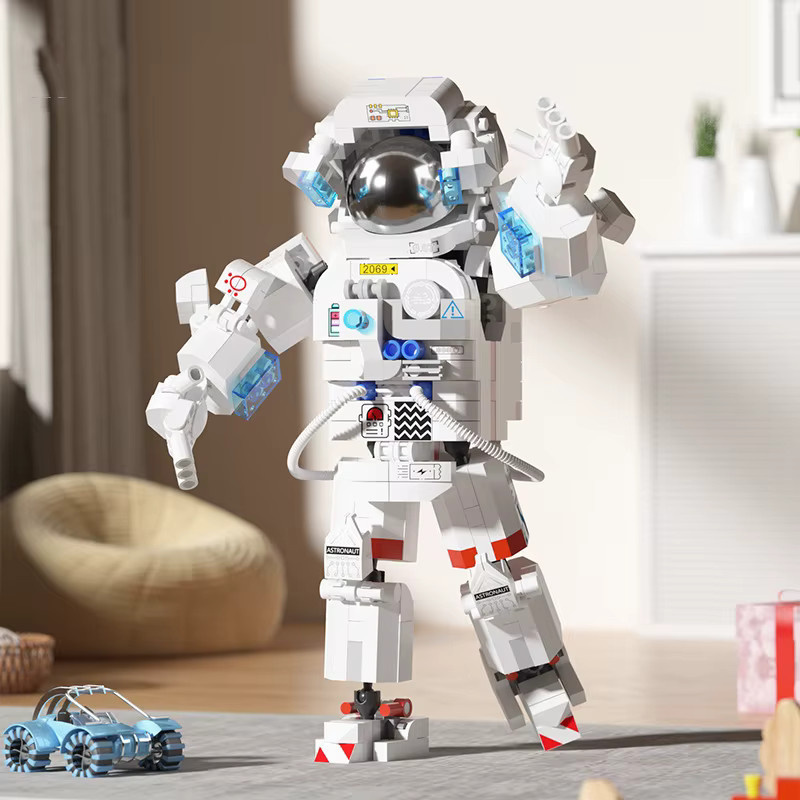HOVFELER Astronaut Spaceman Space City Micro Bausteine, Weltraum - Bild 3