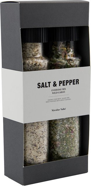 Nicolas Vahe Geschenkset Salz & Pfeffer Everyday mix & Wild Garlic 2er Pack - Bild 2