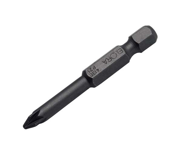 Elora Schraubendreherbit Pozidriv 0, 1/4 Zoll, Schwarz, ELORA-4130-PZ 0 - Bild 1