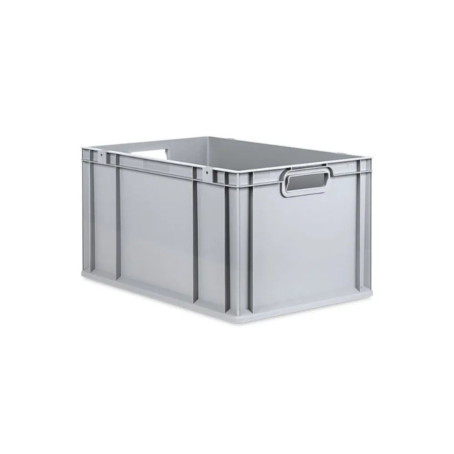 PROREGAL Eurobox NextGen Grip in Grau mit verstärkten Wänden, H x B x T: 32 x 40 x 60 cm, 65 Liter - Bild 2