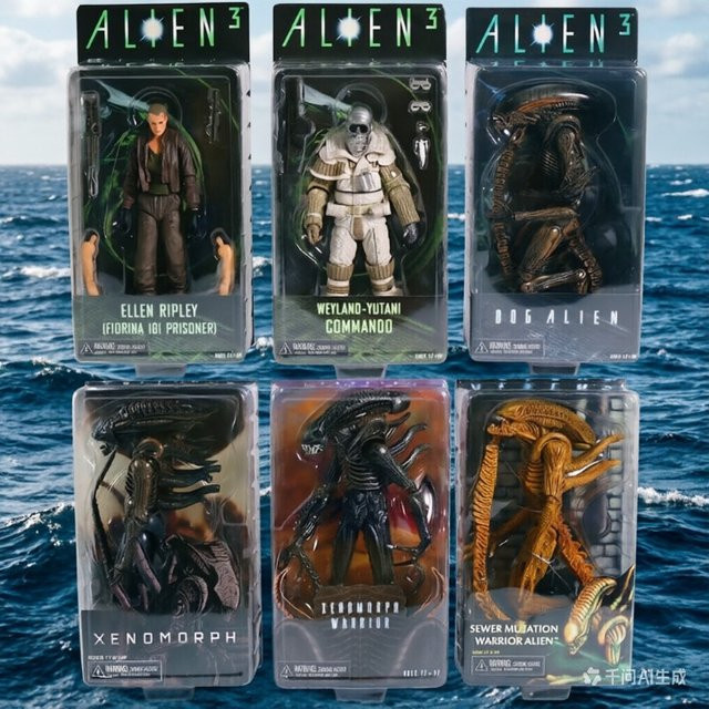 NECA Aliens Xenomorph Krieger-Hund, Actionfigur, 7-Zoll, ab 14 Jahren - Bild 1