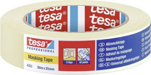 tesa tesakrepp Basic Kreppband Beige, Breite: 25 mm, Länge: 50 m - Bild 1