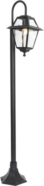 QAZQA Berta Klassische Außenlaterne Schwarz IP44 Höhe: 135 cm - Bild 1